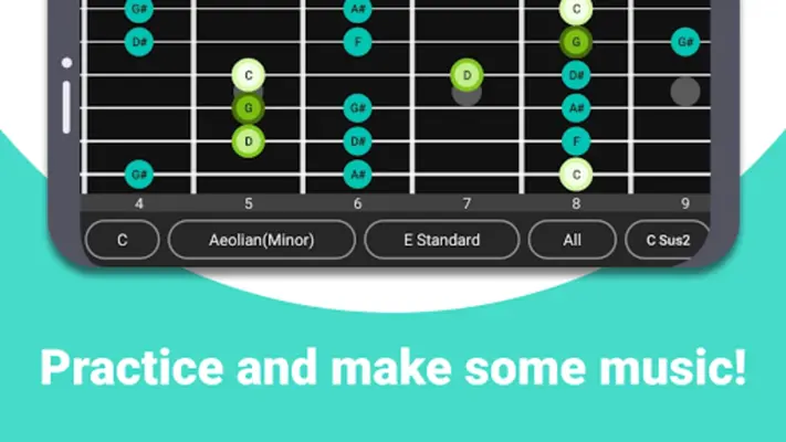 GuitarCo Scales android App screenshot 1