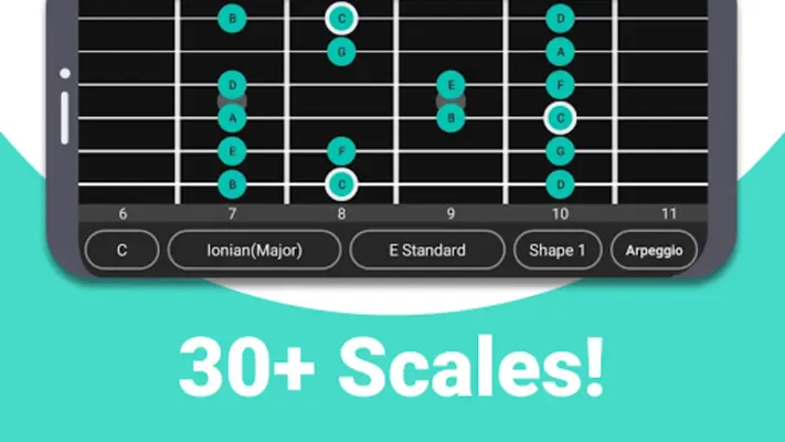 GuitarCo Scales android App screenshot 2